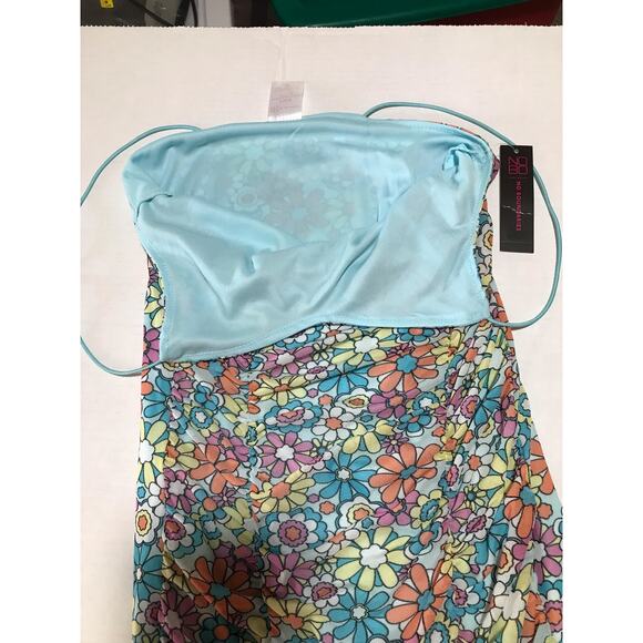 No Boundaries New‎ Junior's  Small Floral Mesh Dress - Picture 10 of 14